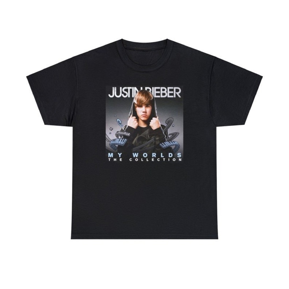 Justin Bieber My World Unisex Heavy Cotton Tee Music Lovers Gift Shirt